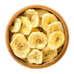 Bananenchips ungesüßt und ungeschwefelt