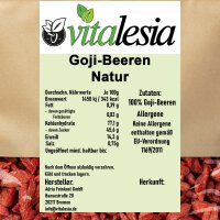 500g Goji Beeren getrocknet naturbelassen ungeschwefelt