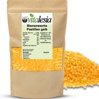 Bienenwachs Pastillen gelb