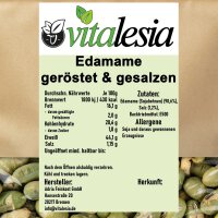 Edamame Sojabohnen geröstet leicht gesalzen