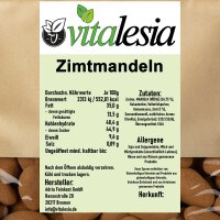 Zimtmandeln in Vollmilchschokolade