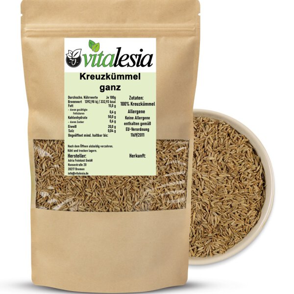 Kreuzkümmel ganz (Cumin) naturbelassen