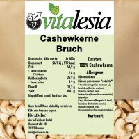 Cashewkerne Bruch naturbelassen große Stücke