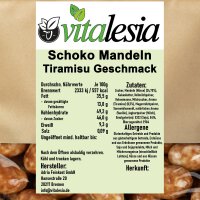 Schoko Mandeln mit Tiramisu Geschmack