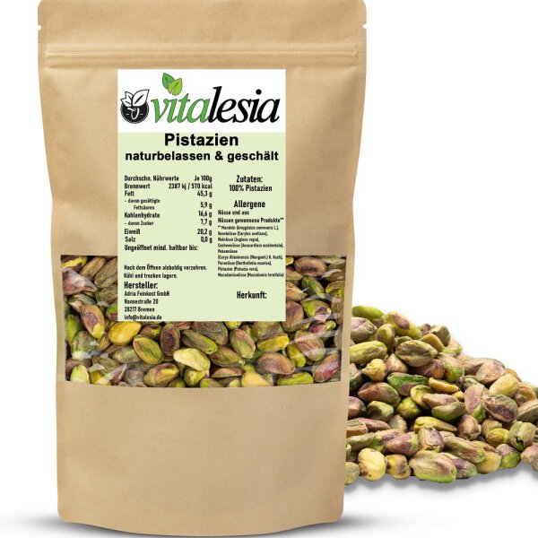Pistazien geschält naturbelassen