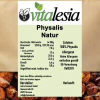 Physalis getrocknet naturbelassen