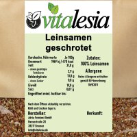 Leinsamen geschrotet naturbelassen