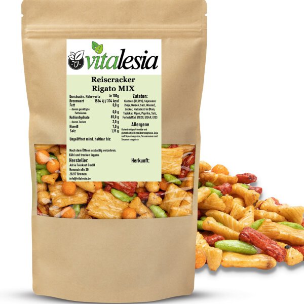 Reiscracker Rigato Mix salzig würzig