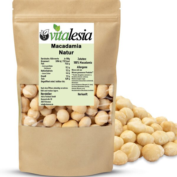 Macadamia ganz Naturbelassen