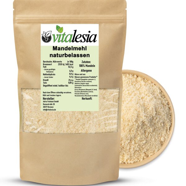 1kg Mandelmehl naturbelassen