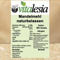 1kg Mandelmehl naturbelassen