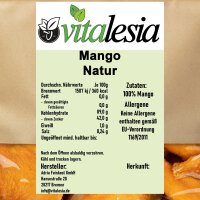 1kg Mango Scheiben getrocknet naturbelassen