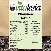 Pflaume getrocknet ohne Stein naturbelassen
