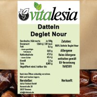 Datteln Deglet Nour naturbelassen entsteint
